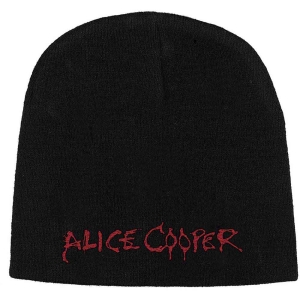 Alice Cooper - Logo Beanie H i gruppen MERCHANDISE / Merch / Hårdrock hos Bengans Skivbutik AB (5536356)