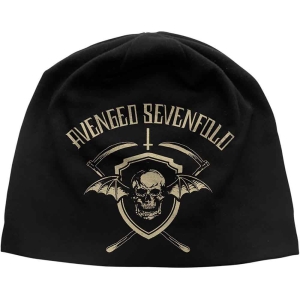 Avenged Sevenfold - Shield Jd Print Beanie H i gruppen MERCHANDISE / Merch / Hårdrock hos Bengans Skivbutik AB (5536358)