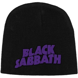 Black Sabbath - Purple Logo Beanie H i gruppen MERCHANDISE / Merch / Hårdrock hos Bengans Skivbutik AB (5536363)