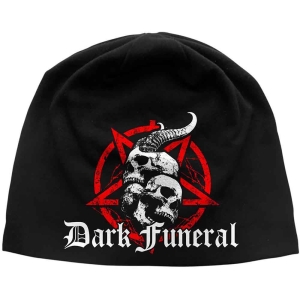 Dark Funeral - Skulls & Pentagram Jd Print Beanie H i gruppen MERCHANDISE hos Bengans Skivbutik AB (5536383)