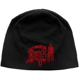 Death - Logo Jd Print Beanie H i gruppen MERCHANDISE / Merch / Hårdrock hos Bengans Skivbutik AB (5536389)