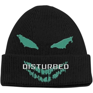 Disturbed - Green Face Bl Beanie H i gruppen MERCHANDISE / Merch / Hårdrock hos Bengans Skivbutik AB (5536396)