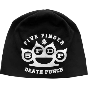Five Finger Death Punch - Logo Jd Print Beanie H i gruppen MERCHANDISE / Merch / Hårdrock hos Bengans Skivbutik AB (5536408)
