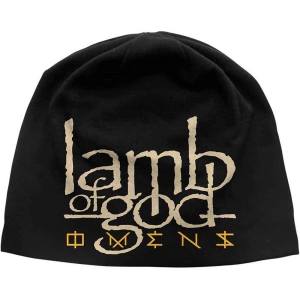 Lamb Of God - Omens Jd Print Beanie H i gruppen MERCHANDISE / Merch / Hårdrock hos Bengans Skivbutik AB (5536469)