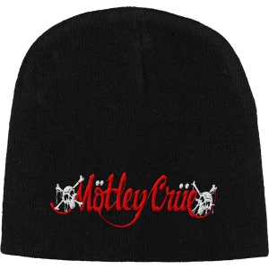 Motley Crue - Dr Feelgood Logo Beanie H i gruppen MERCHANDISE / Merch / Hårdrock hos Bengans Skivbutik AB (5536482)