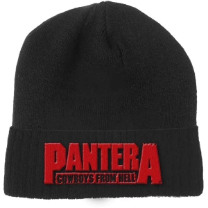 Pantera - Cowboys From Hell Bl Beanie H i gruppen MERCHANDISE / Merch / Hårdrock hos Bengans Skivbutik AB (5536502)