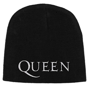 Queen - Logo Beanie H i gruppen MERCHANDISE / Merch / Pop-Rock hos Bengans Skivbutik AB (5536511)