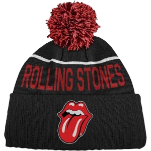 Rolling Stones - Classic Tongue Bl Bobble Beanie H i gruppen MERCHANDISE / Merch / Pop-Rock hos Bengans Skivbutik AB (5536519)