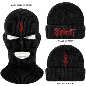 Slipknot - Logo Bl Mask Bean i gruppen MERCHANDISE / Merch / Hårdrock hos Bengans Skivbutik AB (5536534)