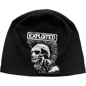 The Exploited - Mohican Skull Jd Print Beanie H i gruppen MERCHANDISE / Merch / Punk hos Bengans Skivbutik AB (5536540)