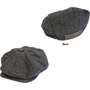 Peaky Blinders - By Order Grey Flat Cap:L i gruppen MERCHANDISE / Keps / Film-Musikal hos Bengans Skivbutik AB (5536596)