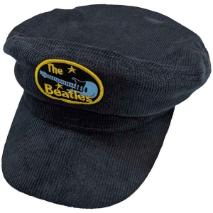 The Beatles - Oval Logo Navy Corduroy Hat:  i gruppen MERCHANDISE / Merch / Pop-Rock hos Bengans Skivbutik AB (5536597)