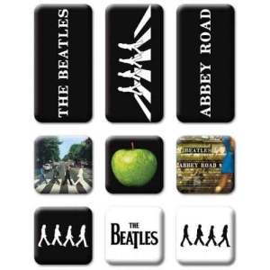 The Beatles - Abbey Road 9 Piece Set Magnet i gruppen MERCHANDISE / Magnet / Pop-Rock hos Bengans Skivbutik AB (5536615)