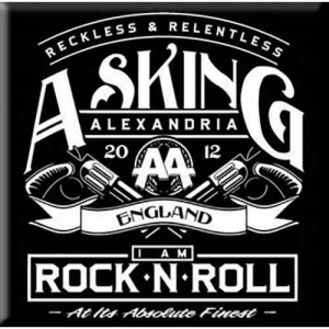 Asking Alexandria - Rock N Roll Magnet i gruppen MERCHANDISE / Merch / Hårdrock hos Bengans Skivbutik AB (5536620)