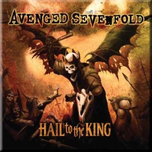 Avenged Sevenfold - Hail To The King Magnet i gruppen MERCHANDISE / Magnet / Hårdrock hos Bengans Skivbutik AB (5536622)