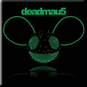 Deadmau5 - Green Head Magnet i gruppen MERCHANDISE / Magnet / Elektroniskt hos Bengans Skivbutik AB (5536629)
