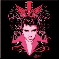 Presley Elvis - Kylskåpsmagnet (Ca 7,5X7,5Cm) i gruppen MERCHANDISE / Merch / Pop-Rock hos Bengans Skivbutik AB (5536636)