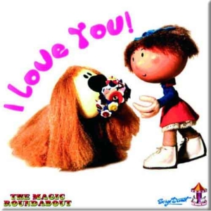 Magic Roundabout - Dougal & Florence Magnet i gruppen MERCHANDISE / Magnet / Film-Musikal hos Bengans Skivbutik AB (5536668)