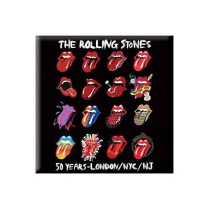 Rolling Stones - Tongue Evolution 2 Inch Magnet i gruppen MERCHANDISE / Merch / Pop-Rock hos Bengans Skivbutik AB (5536683)