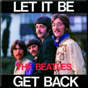 The Beatles - Let It Be/Get Back Magnet i gruppen MERCHANDISE / Merch / Pop-Rock hos Bengans Skivbutik AB (5536706)