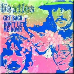 The Beatles - Get Back/Dont Let Me Down Psych Magn i gruppen MERCHANDISE / Merch / Pop-Rock hos Bengans Skivbutik AB (5536709)