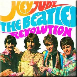 The Beatles - Hey Jude/Revolution Magnet i gruppen MERCHANDISE hos Bengans Skivbutik AB (5536710)