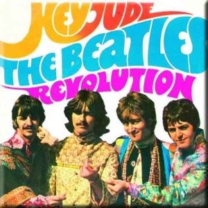The Beatles - Hey Jude/Revolution Magnet i gruppen MERCHANDISE / Magnet / Pop-Rock hos Bengans Skivbutik AB (5536710)