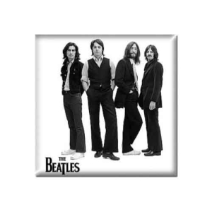 The Beatles - White Iconic Image Magnet i gruppen MERCHANDISE / Merch / Pop-Rock hos Bengans Skivbutik AB (5536721)