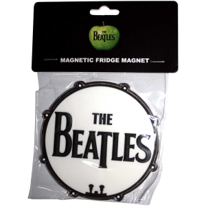 The Beatles - Drum Logo Magnet i gruppen MERCHANDISE / Magnet / Pop-Rock hos Bengans Skivbutik AB (5536726)