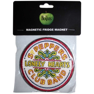 The Beatles - Sgt Pepper Drum Patch Magnet i gruppen MERCHANDISE / Magnet / Pop-Rock hos Bengans Skivbutik AB (5536727)