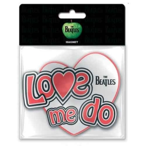 The Beatles - Love Me Do Car Magnet i gruppen MERCHANDISE / Merch / Pop-Rock hos Bengans Skivbutik AB (5536752)