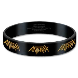 Anthrax - Logo Gum Wristband i gruppen MERCHANDISE / Merch / Hårdrock hos Bengans Skivbutik AB (5536772)