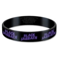 Black Sabbath - Gummi Armband 
