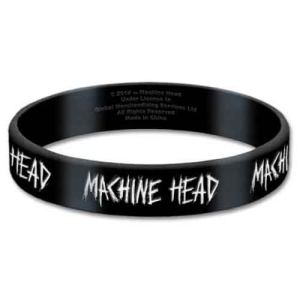 Machine Head - Logo Gum Wristband i gruppen MERCHANDISE / Merch / Hårdrock hos Bengans Skivbutik AB (5536787)