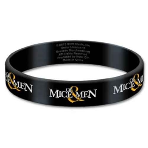 Of Mice And Men - Logo Gum Wristband i gruppen MERCHANDISE hos Bengans Skivbutik AB (5536791)