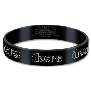 The Doors - Logo Gum Wristband i gruppen MERCHANDISE / Merch / Pop-Rock hos Bengans Skivbutik AB (5536807)