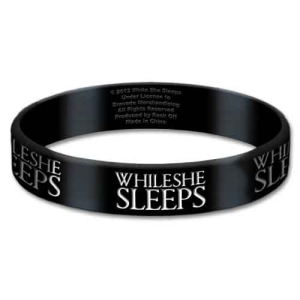 While She Sleeps - Logo Gum Wristband i gruppen MERCHANDISE / Merch / Hårdrock hos Bengans Skivbutik AB (5536808)