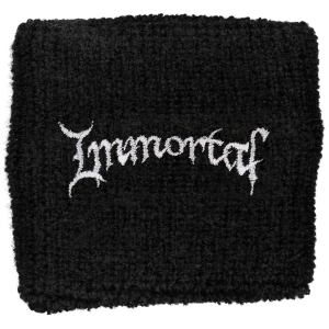 Immortal - Logo Embroidered Wristband Sweat i gruppen MERCHANDISE / Merch / Hårdrock hos Bengans Skivbutik AB (5536834)