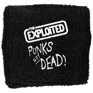 The Exploited - Punks Not Dead Embroidered Wristba i gruppen MERCHANDISE hos Bengans Skivbutik AB (5536851)