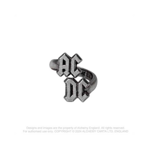 Ac/Dc - Logo Ring:T i gruppen MERCHANDISE hos Bengans Skivbutik AB (5536865)