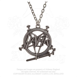 Slayer - Pentagram Logo Pendant i gruppen MERCHANDISE hos Bengans Skivbutik AB (5536909)