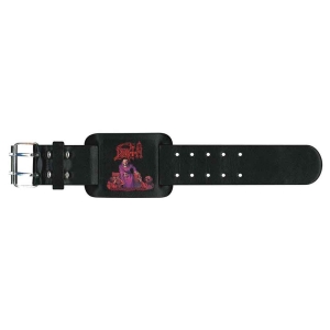 Death - Scream Bloody Gore Leather Wriststrap i gruppen MERCHANDISE / Merch / Hårdrock hos Bengans Skivbutik AB (5536919)