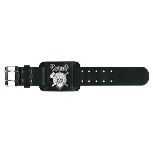 Ensiferum - Sword & Axe Leather Wriststrap i gruppen MERCHANDISE / Merch / Hårdrock hos Bengans Skivbutik AB (5536921)