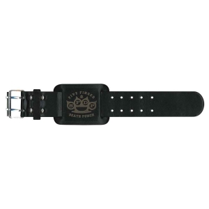 Five Finger Death Punch - Knuckles Leather Wriststrap i gruppen MERCHANDISE / Merch / Hårdrock hos Bengans Skivbutik AB (5536922)