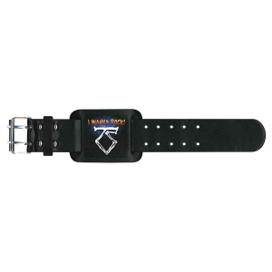 Twisted Sister - I Wanna Rock! Leather Wriststrap i gruppen MERCHANDISE / Merch / Hårdrock hos Bengans Skivbutik AB (5536939)