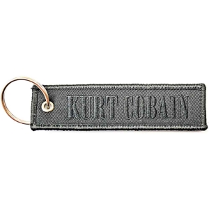Kurt Cobain - Logo Woven Patch Keychain i gruppen MERCHANDISE / Nyckelring / Hårdrock hos Bengans Skivbutik AB (5536951)