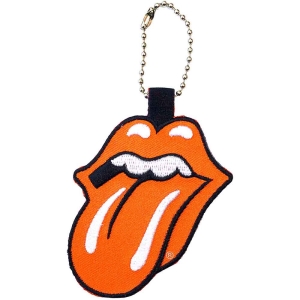 Rolling Stones - Classic Tongue Orange Patch Keychain i gruppen MERCHANDISE / Merch / Pop-Rock hos Bengans Skivbutik AB (5536966)