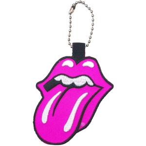 Rolling Stones - Classic Tongue Pink Patch Keychain i gruppen MERCHANDISE / Merch / Pop-Rock hos Bengans Skivbutik AB (5536967)