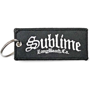 Sublime - Ca Logo Woven Patch Keychain i gruppen MERCHANDISE / Nyckelring / Reggae hos Bengans Skivbutik AB (5536969)