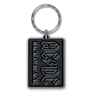 Ac/Dc - Back In Black Cast Metal Keychain i gruppen MERCH / Minsishops-merch / Ac/Dc hos Bengans Skivbutik AB (5536986)
